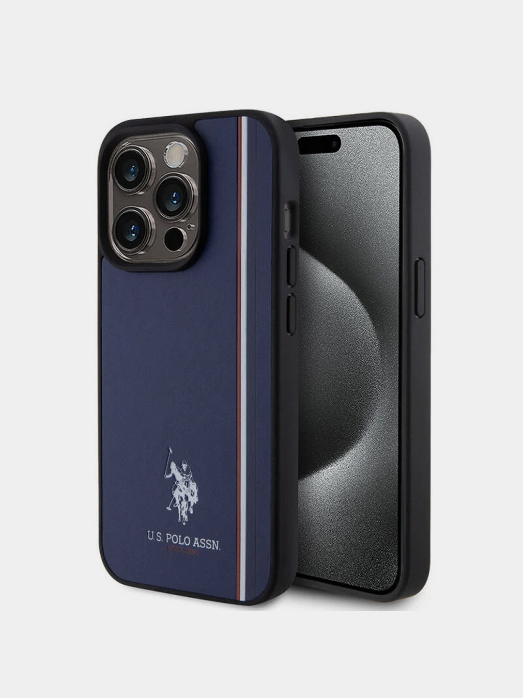 Чехол U.S. Polo Assn. Tricolor Line из искусственной кожи для iPhone 15 Pro  и 15 Pro Max купить по низким ценам в интернет-магазине Uzum (975730)