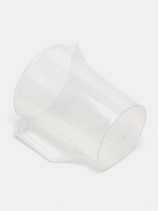 O'lchov stakan, plastik krujka