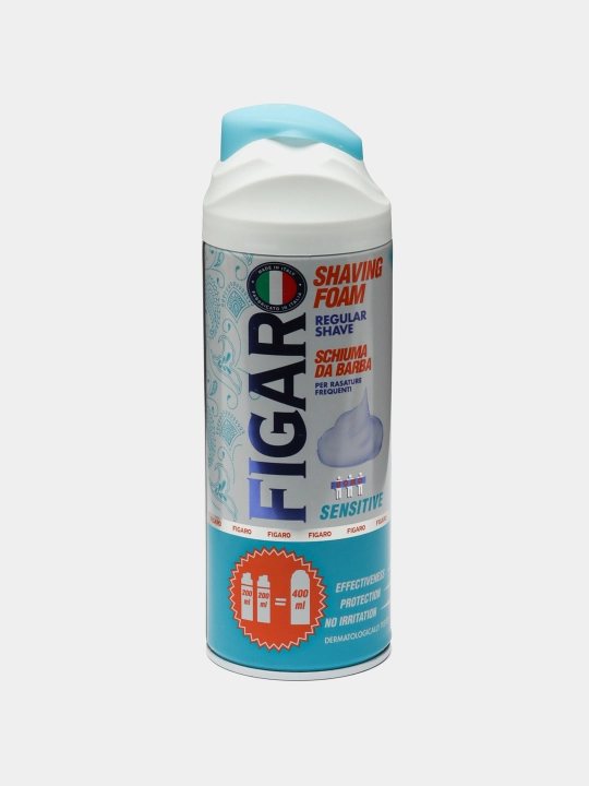 Пена для бритья Figaro Sensitive, для чувствительной кожи, 400 мл