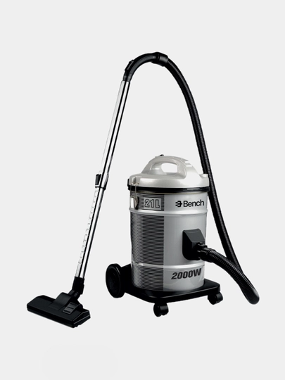 Барабанный пылесос BD-K2120PG, 2000 Вт, сухая уборка, ведро 21 л, Made in China