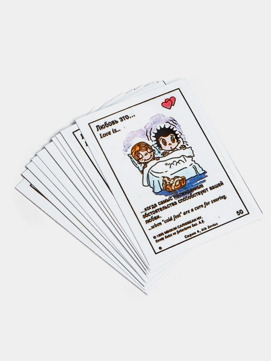 Love is mini kartalari, 10 dona - 