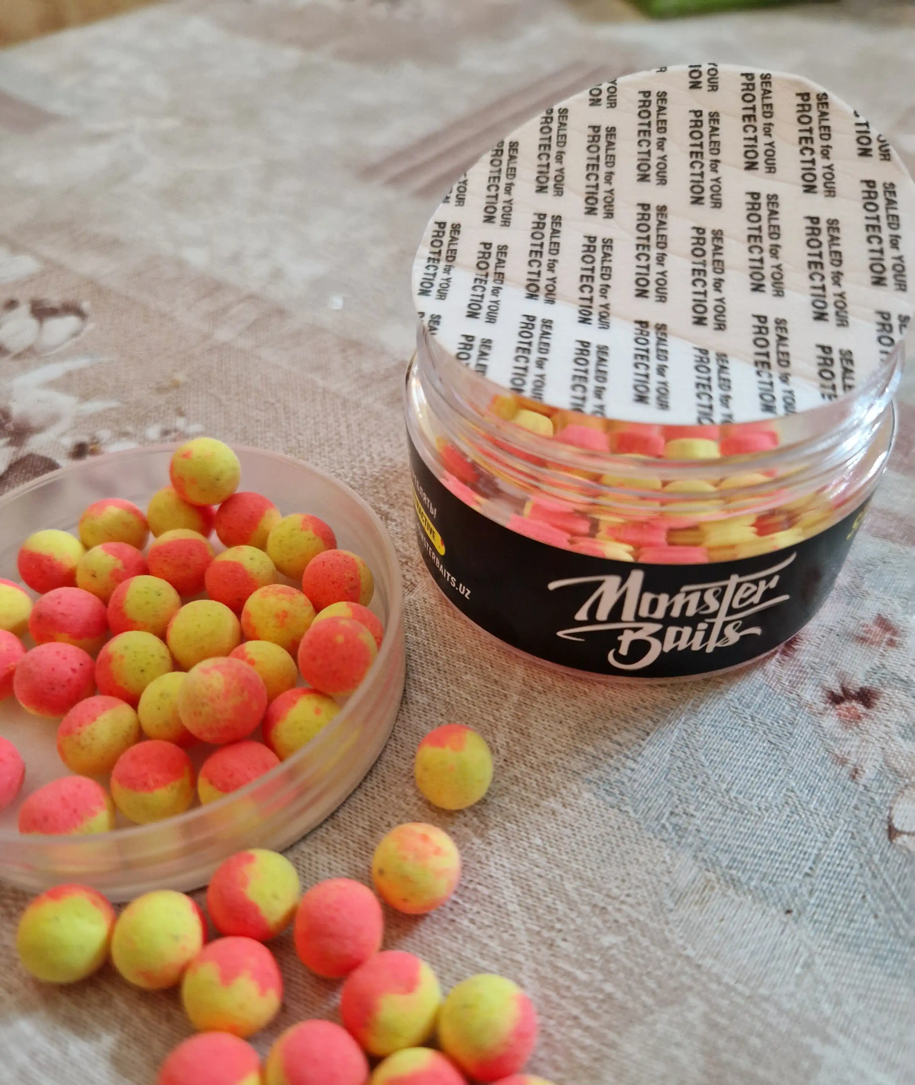 Monster Baits Pop-Up boyllari, 8 mm, karp va fider uchun