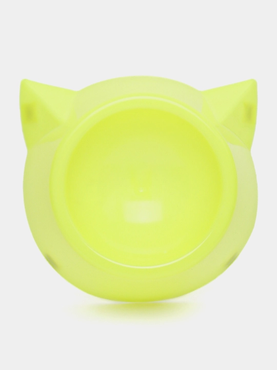 Миска для котят, в виде мордочки кошки с ушками, 15*4,5 см