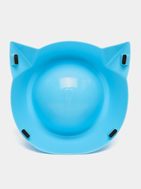 Миска для котят, в виде мордочки кошки с ушками, 15*4,5 см