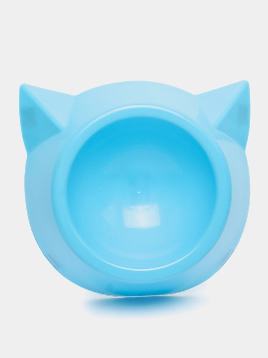 Миска для котят, в виде мордочки кошки с ушками, 15*4,5 см