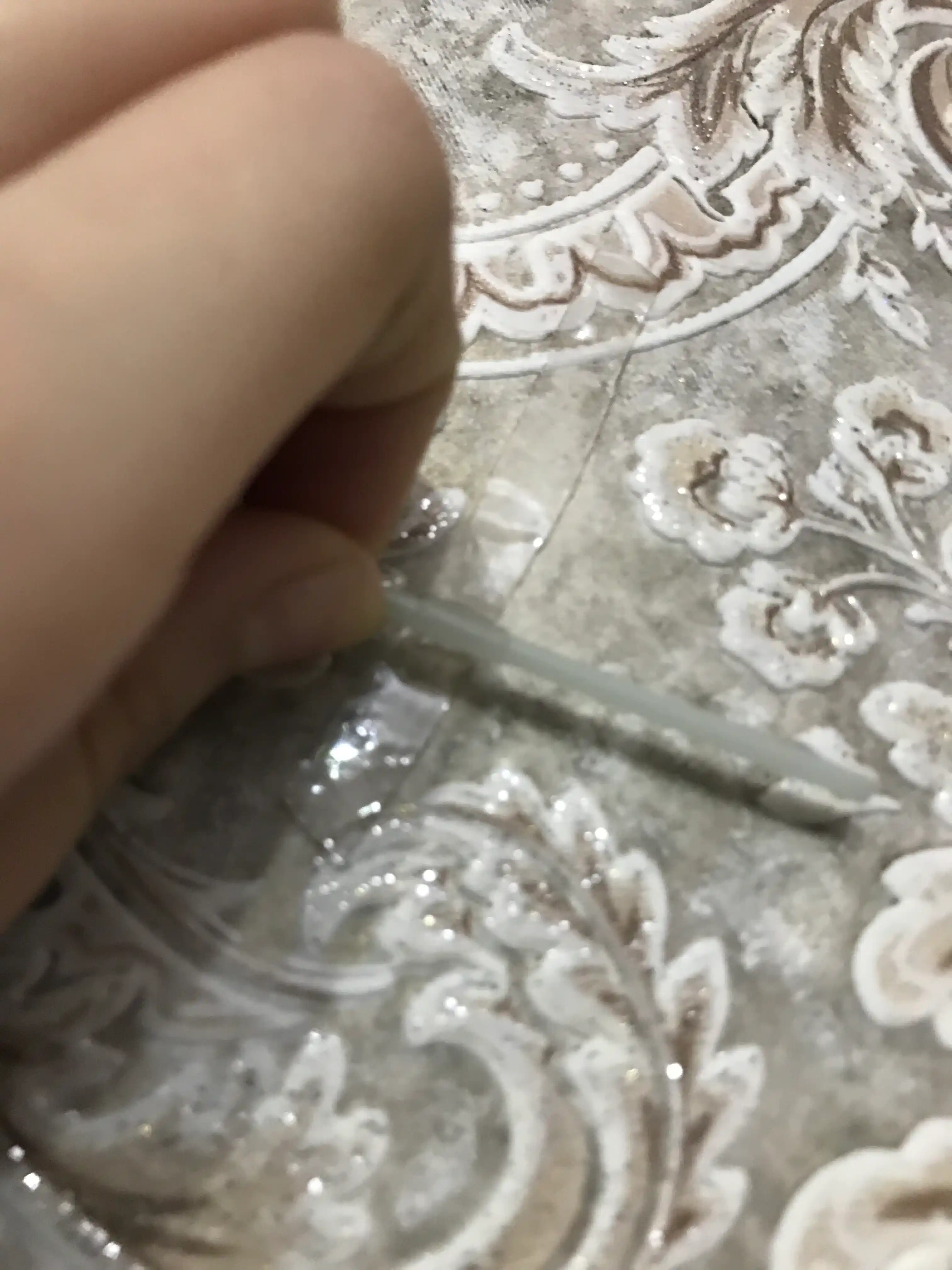 Скотч двухсторонний прозрачный, красный