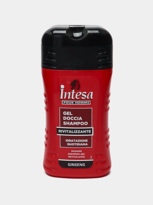 Шампунь-гель для душа мужской Intesa Pour Homme Ginseng, 250 мл - 