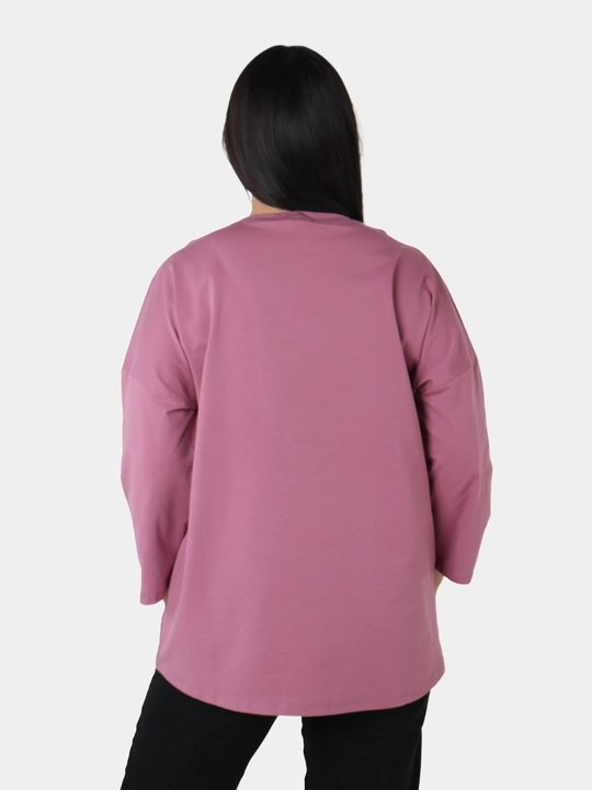 Женский лонгслив, 100% хлопок, универсальный размер L-XL