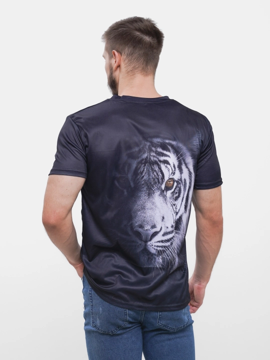 Футболка мужская до 6XL размера, с принтом 3D