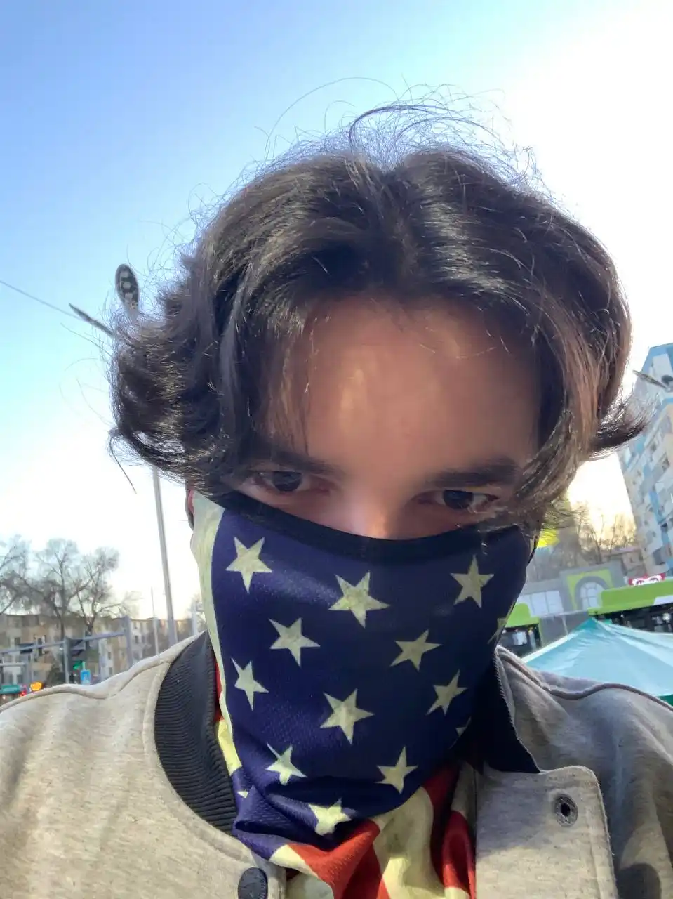 Yuz va bo'yin uchun blaklava"Sharf Trubasi Niqobi" bandana
