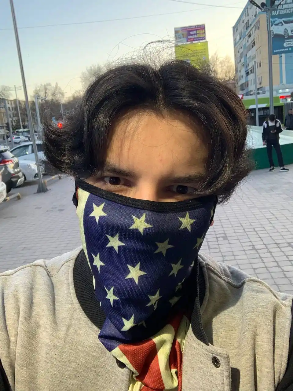 Yuz va bo'yin uchun blaklava"Sharf Trubasi Niqobi" bandana