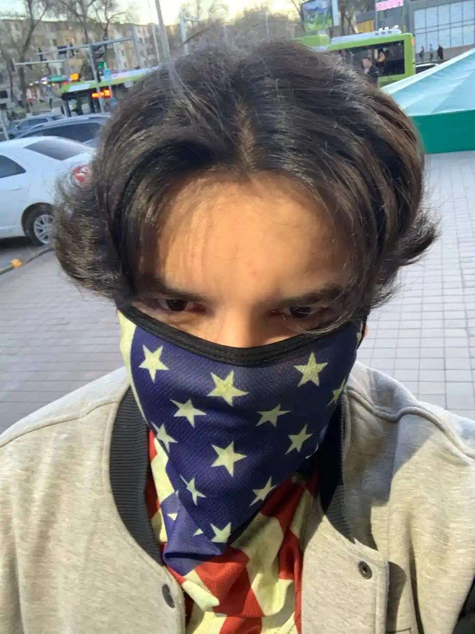 Yuz va bo'yin uchun blaklava"Sharf Trubasi Niqobi" bandana