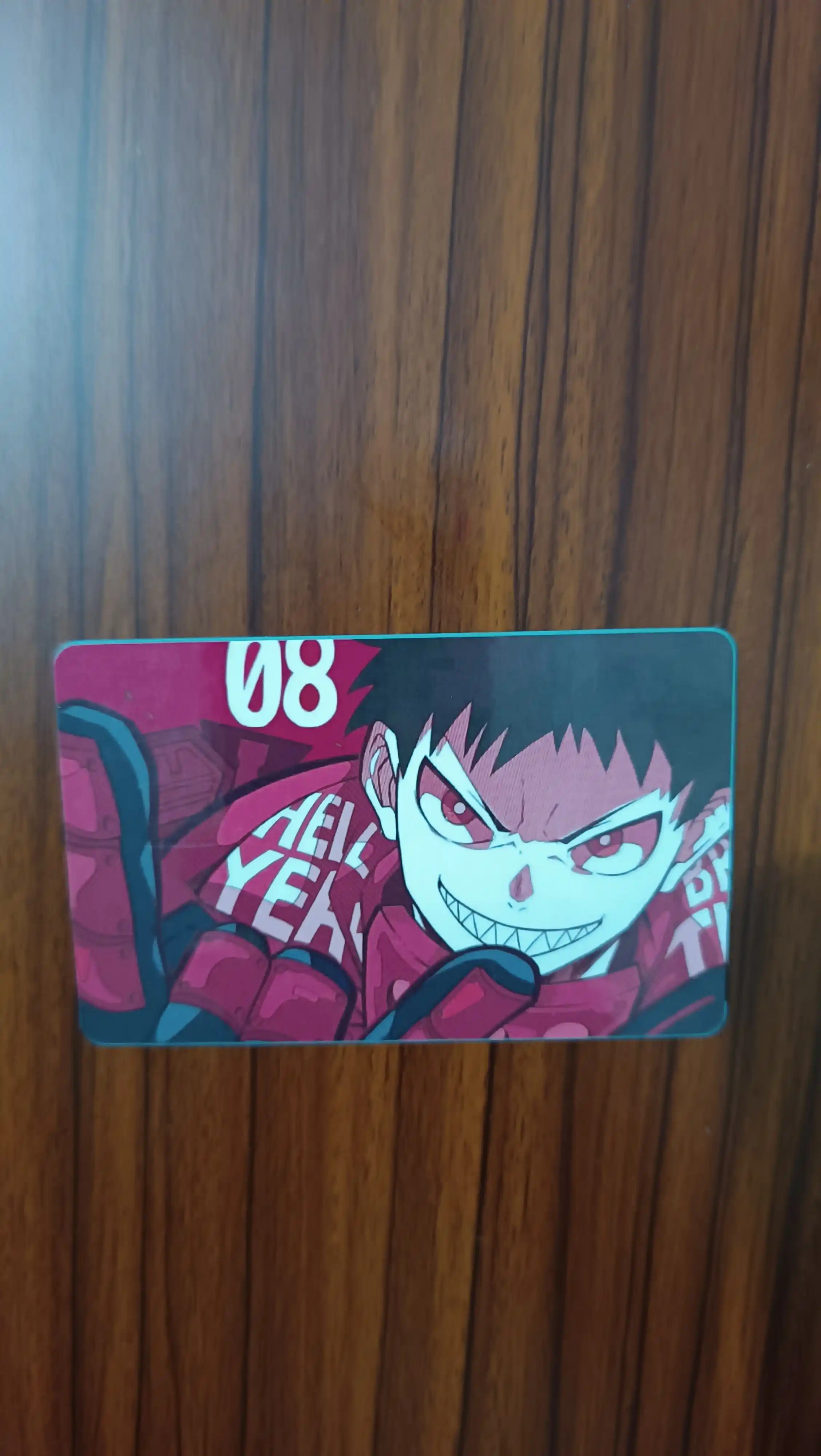 Bank kartasi va chipta stikerlari, anime