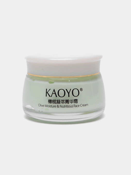 Крем для лица Kaoyo, увлажняющий, питательный, алоэ, улитки, оливы и зелёного чая, 60 г