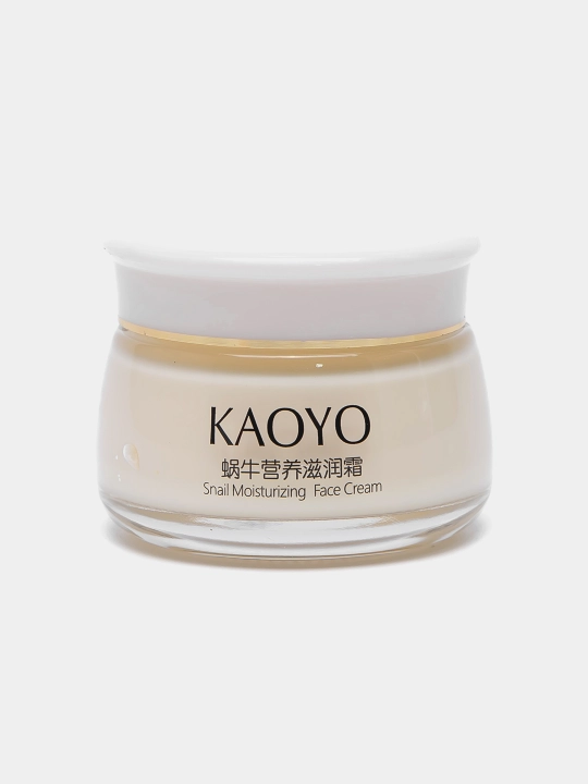 Крем для лица Kaoyo, увлажняющий, питательный, алоэ, улитки, оливы и зелёного чая, 60 г