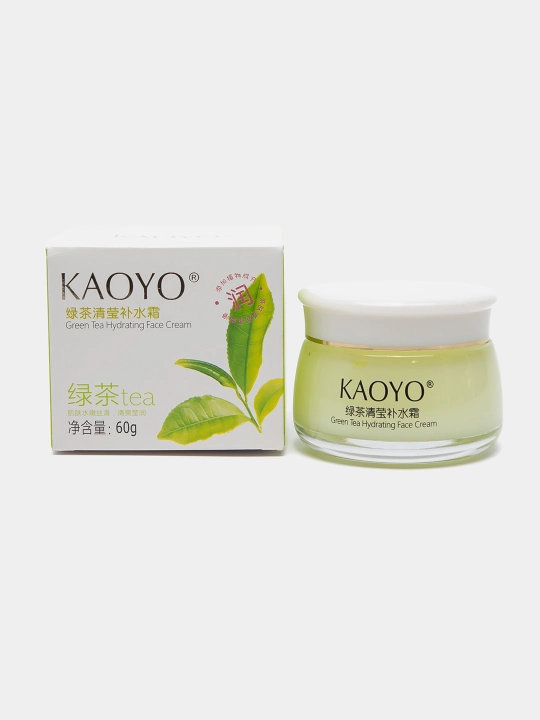 Крем для лица Kaoyo, увлажняющий, питательный, алоэ, улитки, оливы и зелёного чая, 60 г