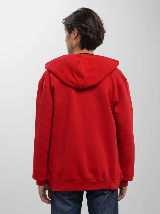Zip tolstovka kapyushonli, uniseks, paxtadan XS-3XL