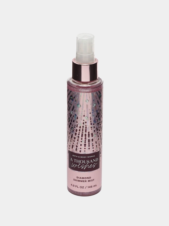 Парфюмированный спрей для тела Bath and body works, с шиммером