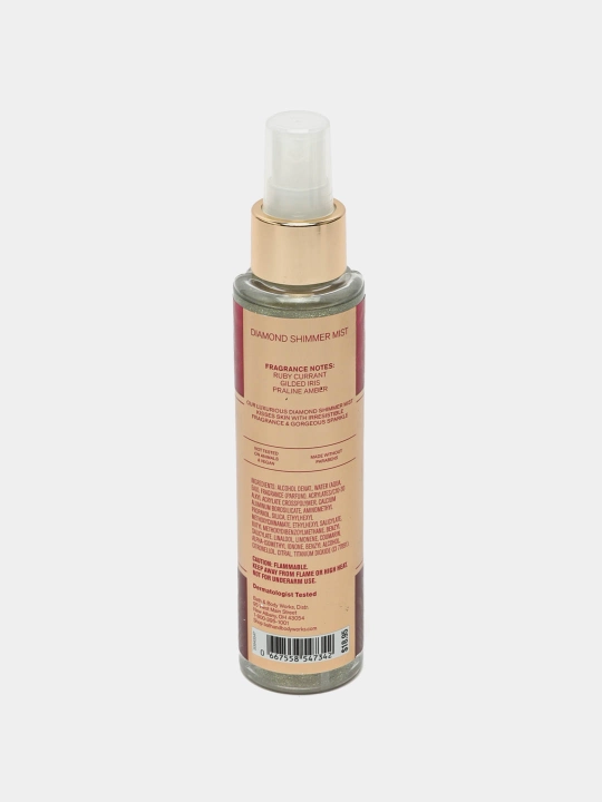 Парфюмированный спрей для тела Bath and body works, с шиммером