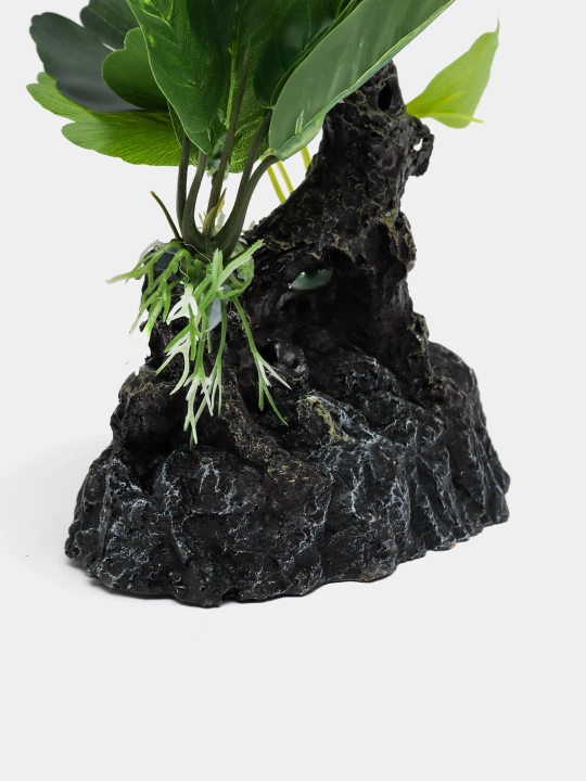 Akvarium uchun bezak, sun'iy o'simlik, banyan novdasi XY 6008