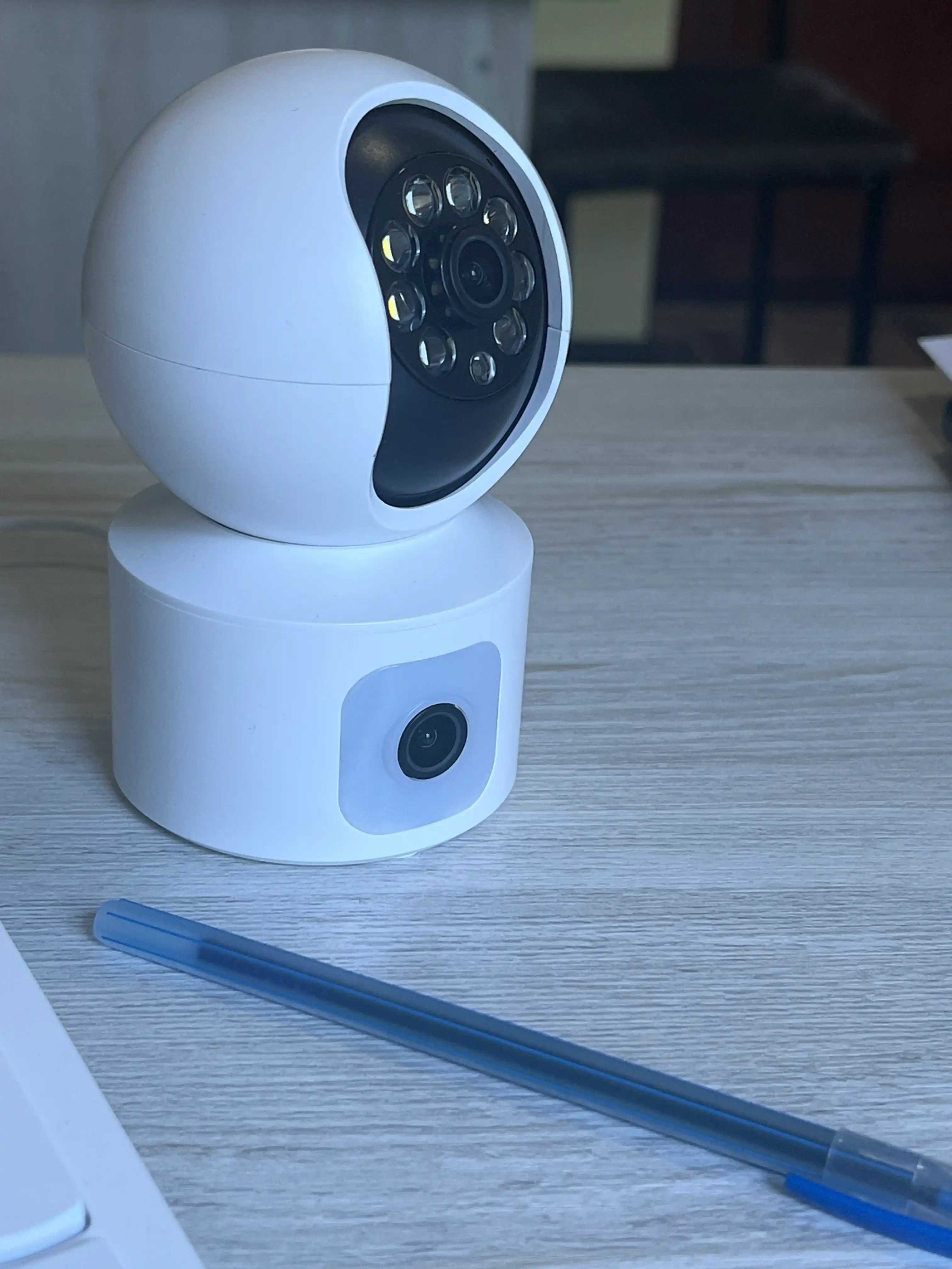 Smart kamera ICSEE Wi-Fi, камера безопасности, с двумя объективами, умная камера
