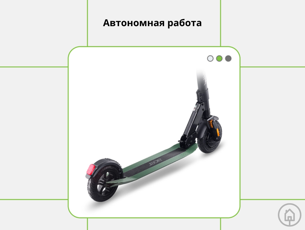 Электросамокат Acer E-Scooter Series 1, максимальная скорость 20км/ч, запас  хода 20 км купить по низким ценам в интернет-магазине Uzum (752654)