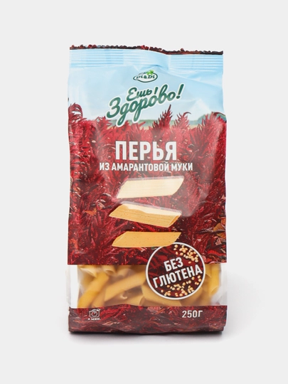 Макаронные изделия Перья Ешь Здорово, из амарантовой муки, не содержащие глютена, 250г — GTHORE-P0E9A2B