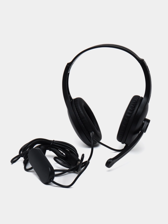 Kompyuter uchun quloqchin Edifier K800 USB, simli mikrofonli quloqchinlar, qora - 