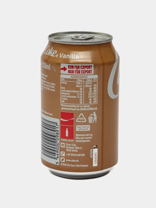 Gazlangan ichimlik "Coca-Cola Vanilla", 0,33l