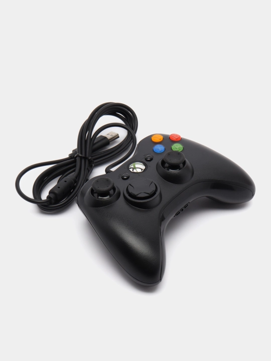 Джойстик для Xbox 360 проводной, подходит для ПК и ноутбука