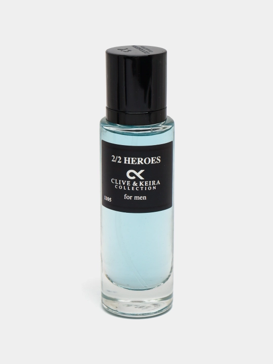 Parfyumlangan suv CLIVE & KEIRA №1105, 2/2 Heroes, erkaklar uchun atir, 30 ml