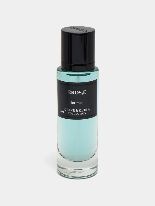 Parfyumlangan suv CLIVE & KEIRA №1077, Versace Eros, erkaklar uchun atir, 30 ml