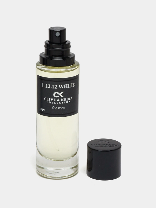 Parfyumlangan suv CLIVE & KEIRA 1019, Lacoste  L.12.12 White, erkaklar uchun atir, 30 ml