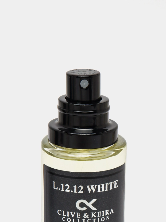 Parfyumlangan suv CLIVE & KEIRA 1019, Lacoste  L.12.12 White, erkaklar uchun atir, 30 ml