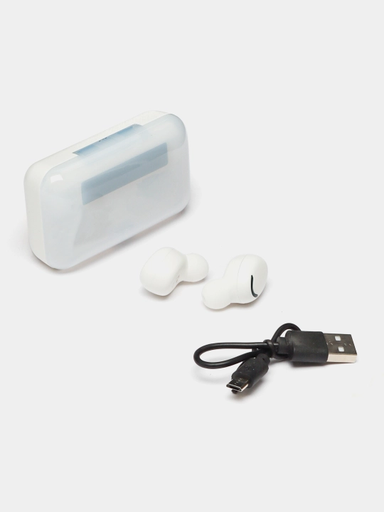 Беспроводные наушники TWS F9-5 5.3, IPX-7, Bluetooth, с PowerBank - 