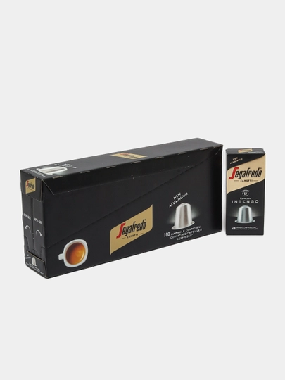 Кофе в капсулах Segafredo Zanetti, 100 капсул, совместимые с кофемашинами Nespresso — SMRTINT-CAPSULE-СЕРЕБРН