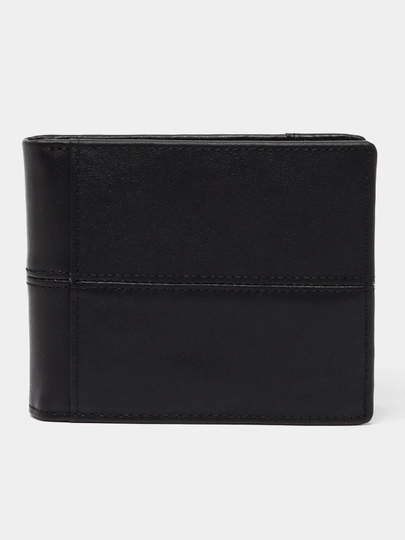 Мужской портмоне Genuine Leather Classic — PORT-BA00044-ЧЕРН