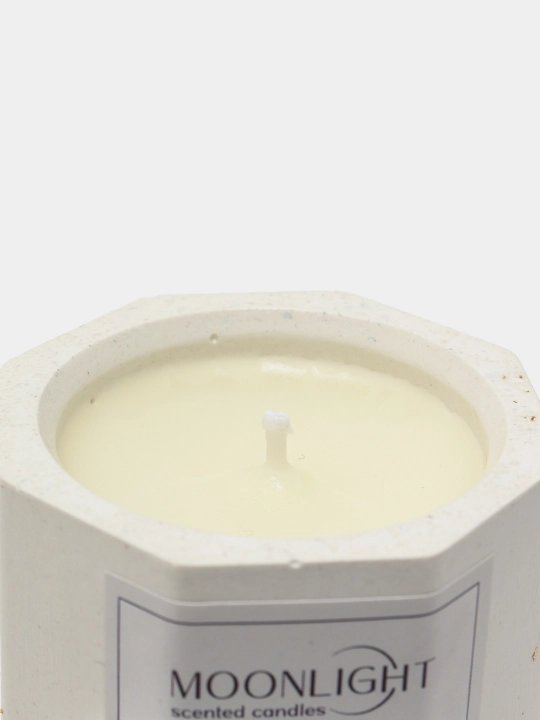 Свеча ароматическая Moonlight Candles, из соевого воска в кашпо, 50 мл