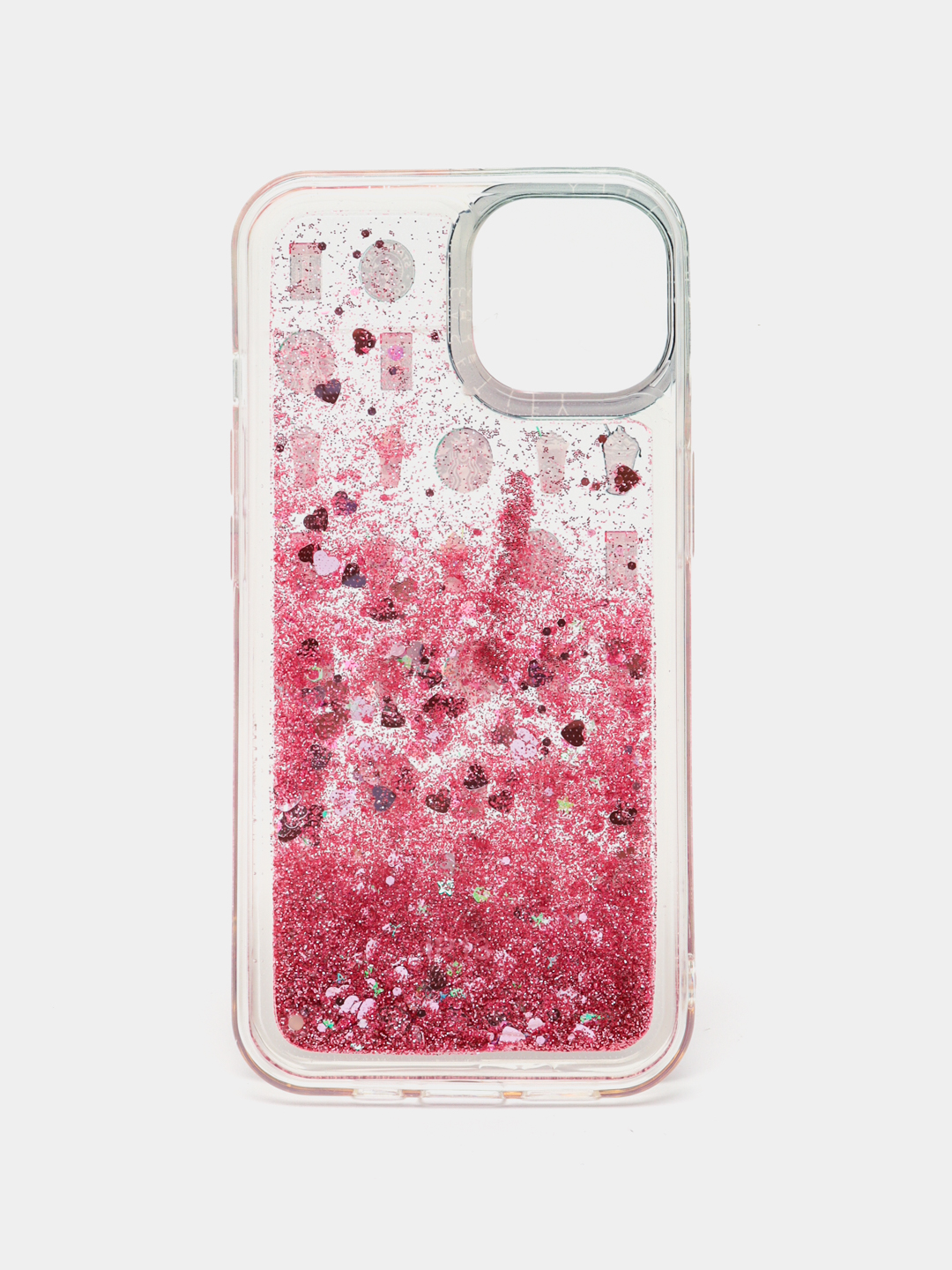 IPhone 11, 12, 13, Pro, Pro Max uchun suyuq yaltiroq shaffof g‘ilof, stressga qarshi