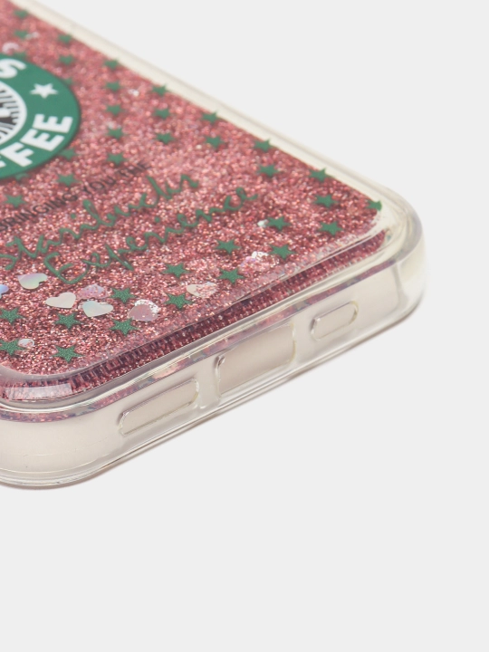 IPhone 11, 12, 13, Pro, Pro Max uchun suyuq yaltiroq shaffof g‘ilof, stressga qarshi