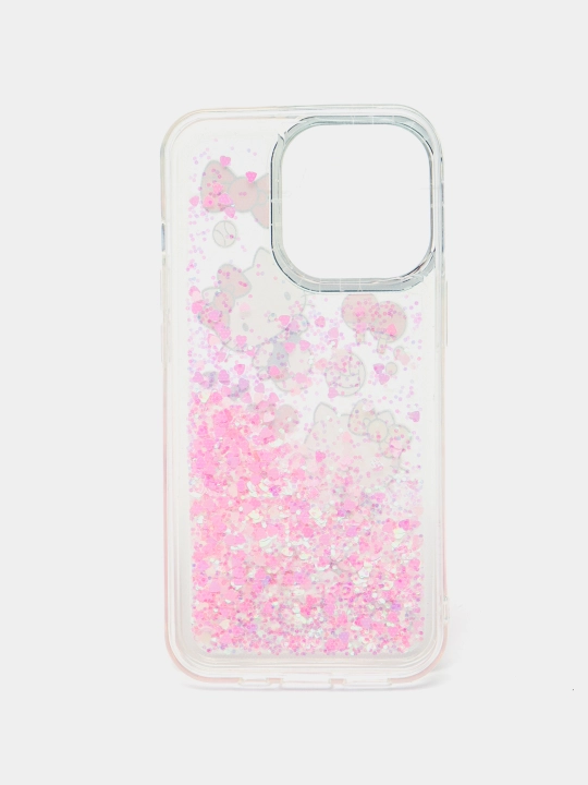 IPhone 11, 12, 13, Pro, Pro Max uchun suyuq yaltiroq shaffof g‘ilof, stressga qarshi