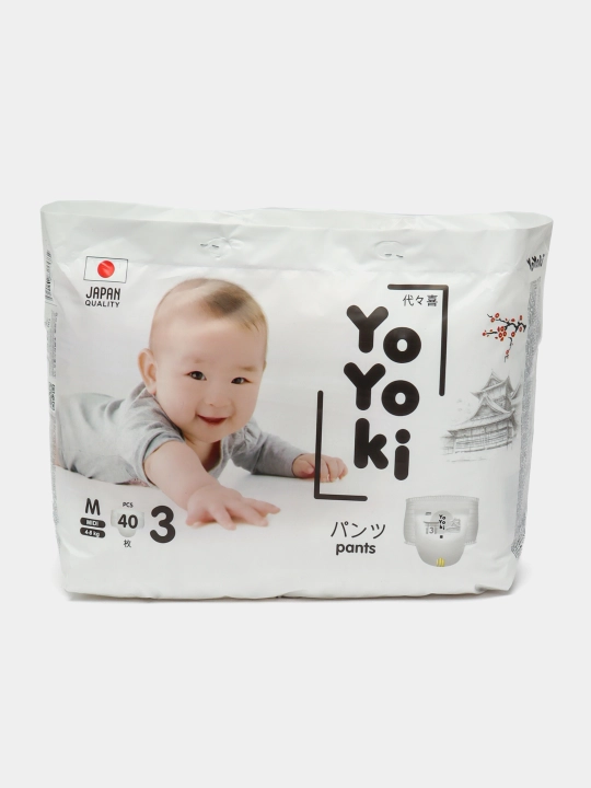 Yoyoki bolalar uchun taglik-trusiklar 3, 4-8 kg, 40 dona
