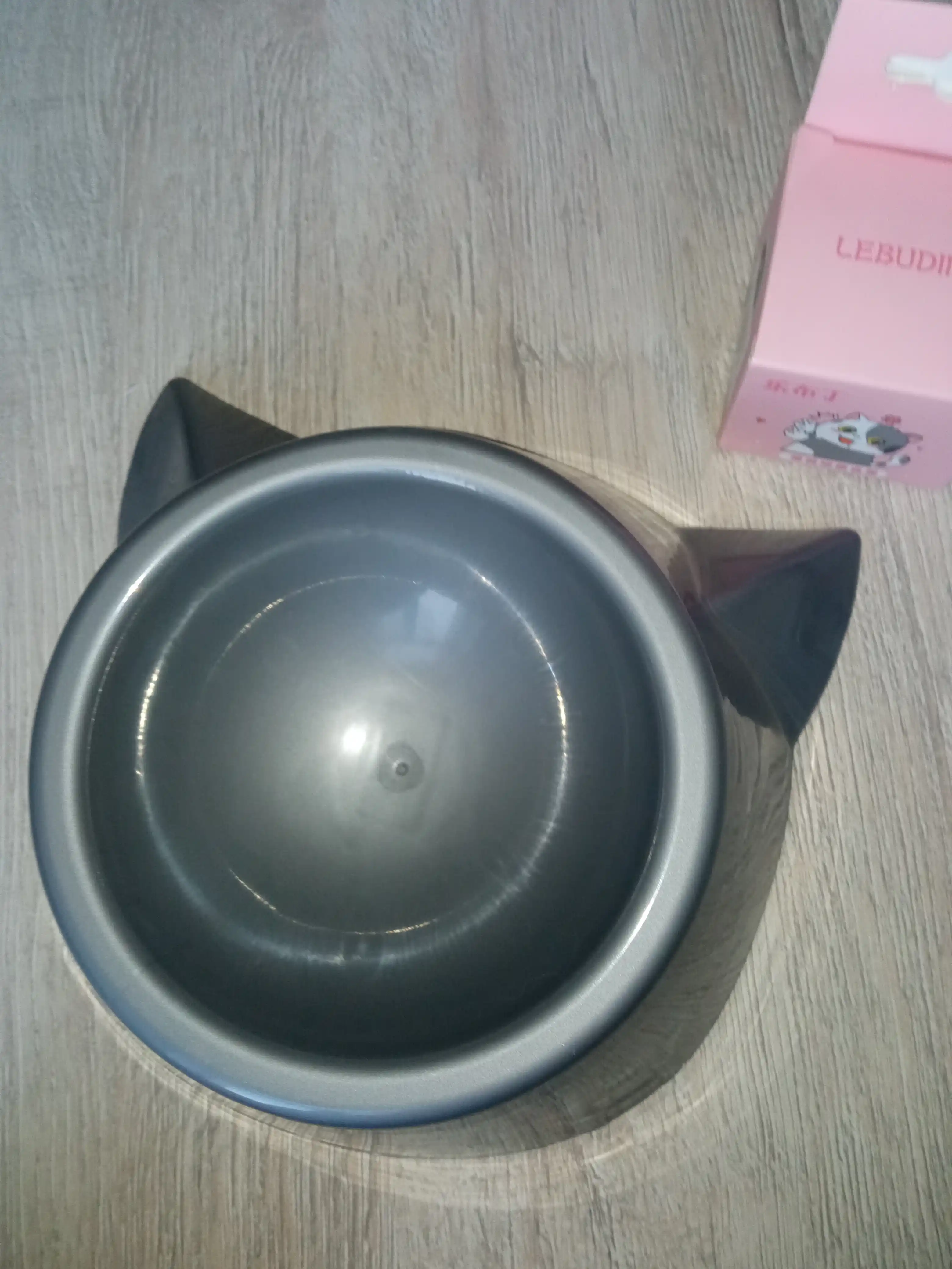 Миска для котят, в виде мордочки кошки с ушками, 15*4,5 см
