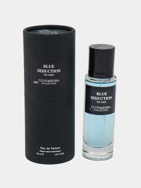 Parfyumlangan suv CLIVE & KEIRA №1001 Antonio Banderas Blue Seduction, erkaklar uchun, 30 ml