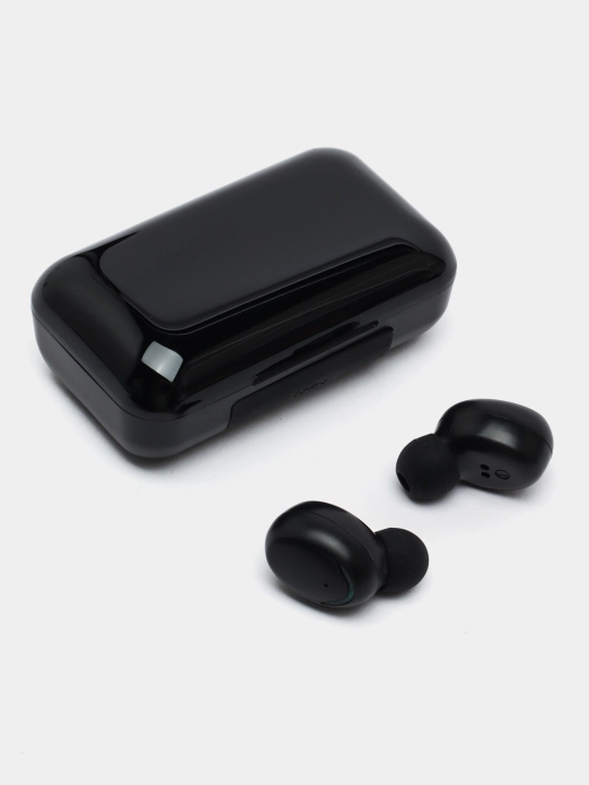 Simsiz quloqchinlar TWS F9-5 5.3, IPX-7, Bluetooth, PowerBank bilan