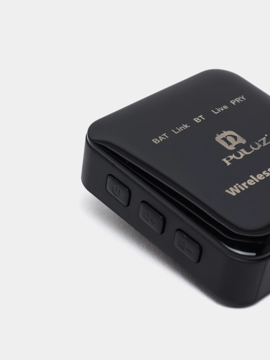 Puluz PU647 simsiz mikrofon tizimi 1 qabul qilgich va 2 transmitter bilan Type C va iPhone