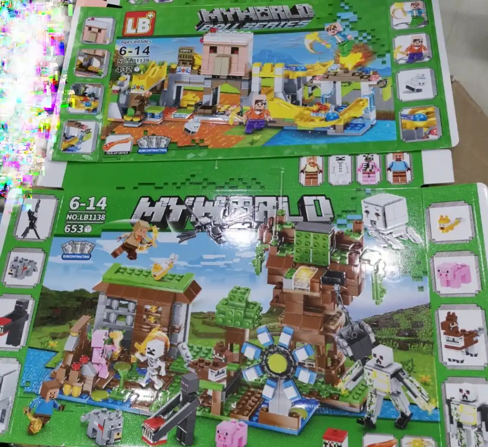 Lego My World konstruktori Lego Minecraft, Cube world bilan mos keladi