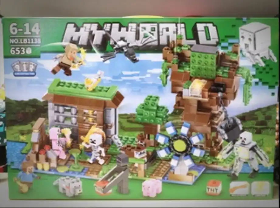 Lego My World konstruktori Lego Minecraft, Cube world bilan mos keladi