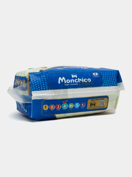 Детские подгузники Monchico Comfort размер 4, для 7-14 кг, 13 шт