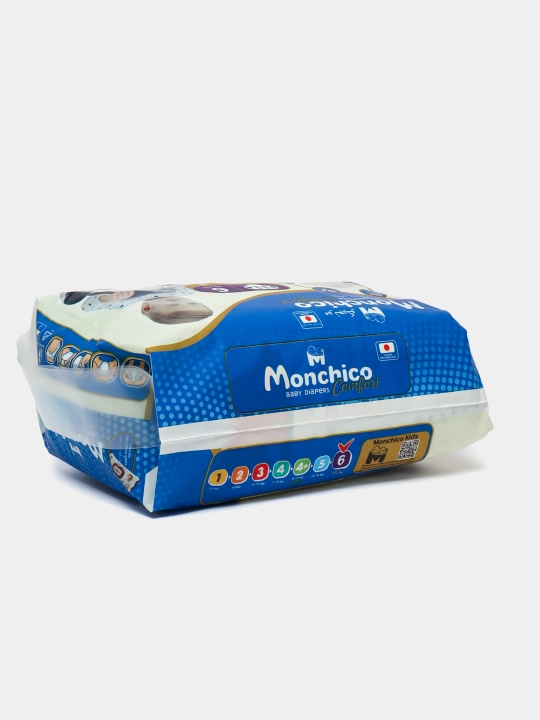 Детские подгузники Monchico Comfort размер 6, 15+ кг, 11 шт